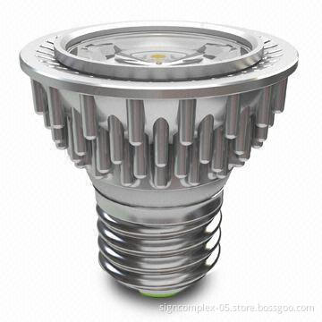 LED Bulb with Silver White Shell, 5W Power Consumption and 45° Beam Angle